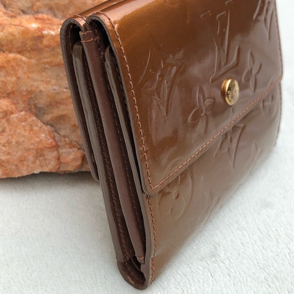 COPY - Louis Vuitton Monogram Vernis Porte Mannaie Billets Cartes Wallet AUTHEN… - Picture 4 of 14